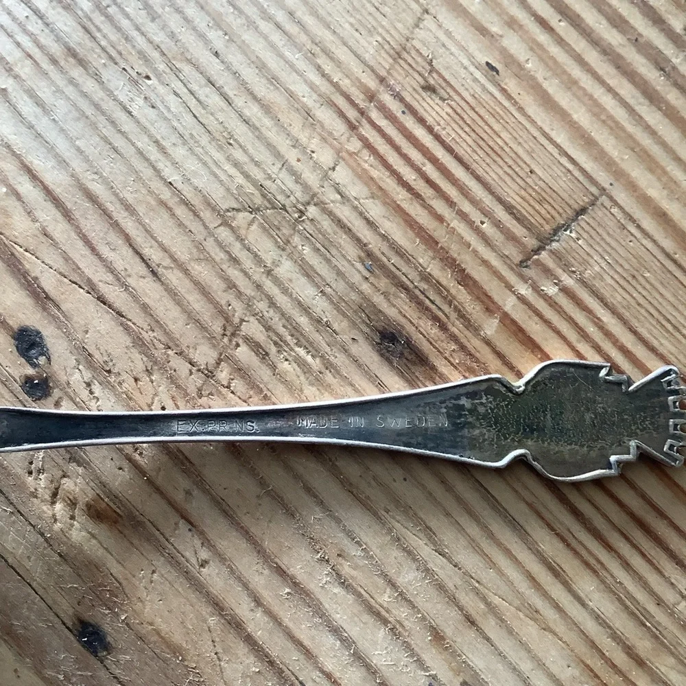 Vintage Antique EX PR NS Made In Sweden 6 Demitasse Spoons